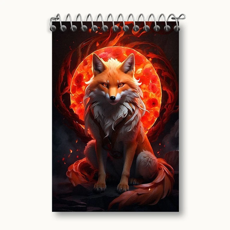 دفتر یادداشت 50 برگ خندالو مدل روباه کد F1226