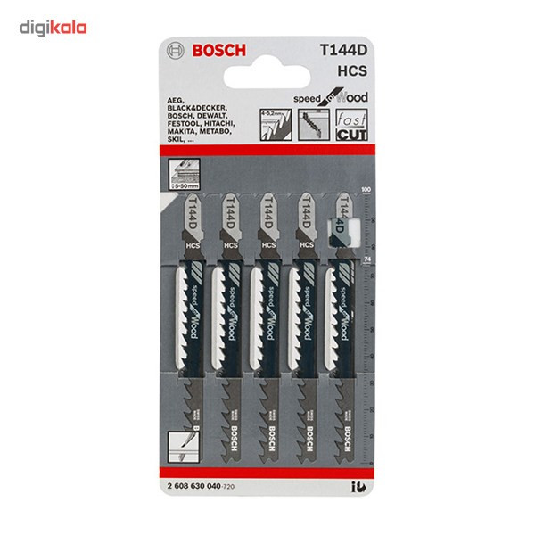 تیغ اره عمودبر چوب مدل T144D بسته 5 عددی تیغ اره عمودبر چوب مدل T144D بسته 5 عددی