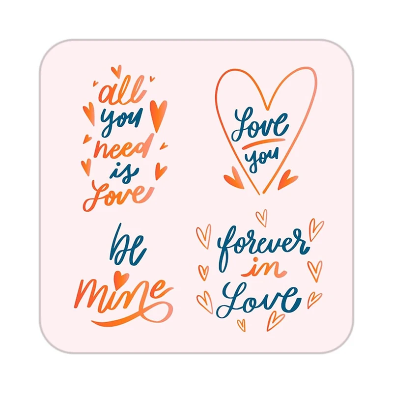 زیر لیوانی کاکتی طرح عاشقانه مدل mp38873