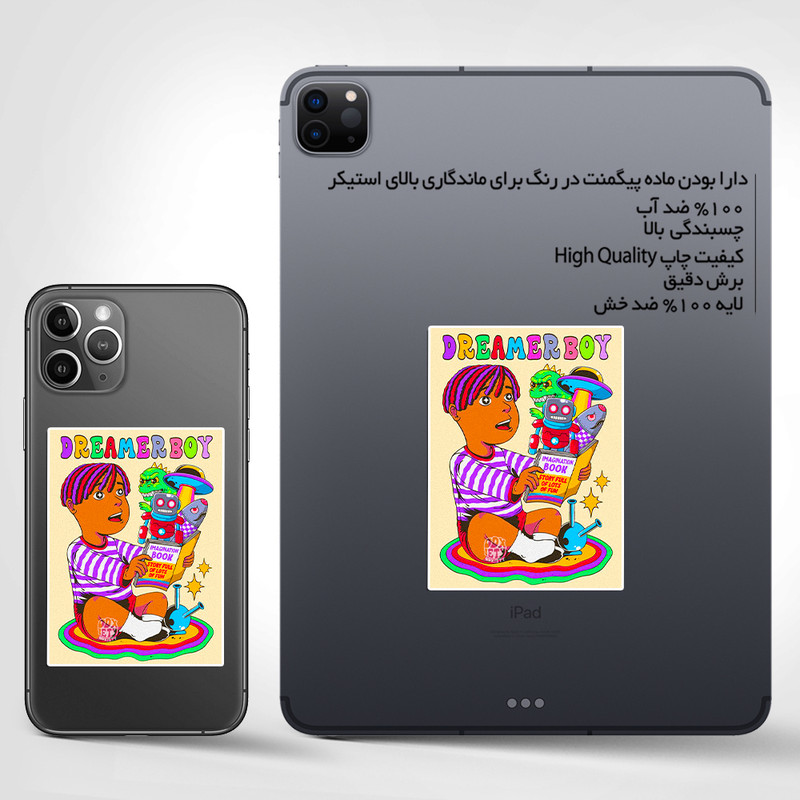 استیکر تزئینی موبایل و تبلت ماسا دیزاین مدل SM00047 بچه