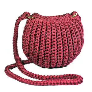 کیف بافت رودوشی مدل زنجیره ای ساده