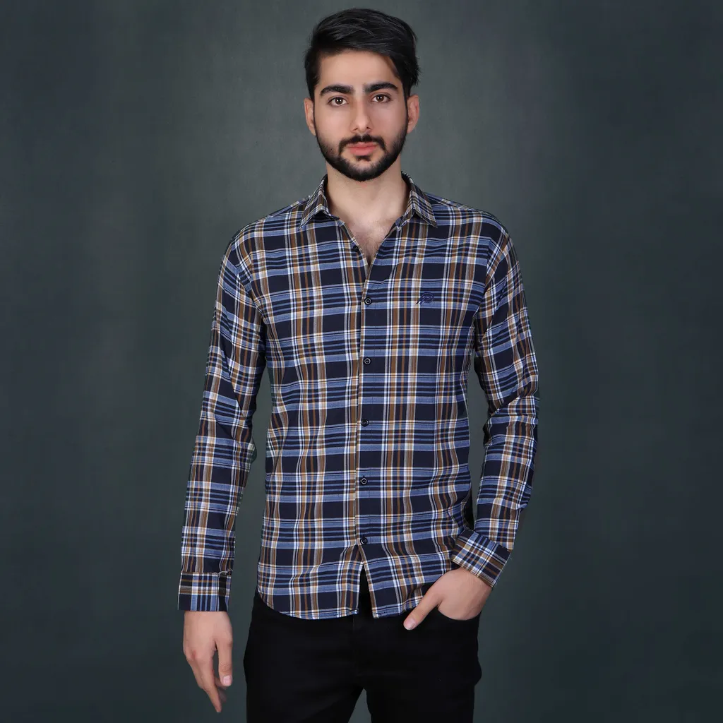 پیراهن آستین بلند مردانه پیکی پوش مدل M02479