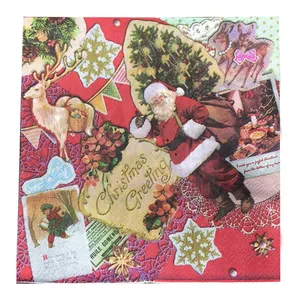 دستمال کاغذی مدل christmas بسته 20تایی