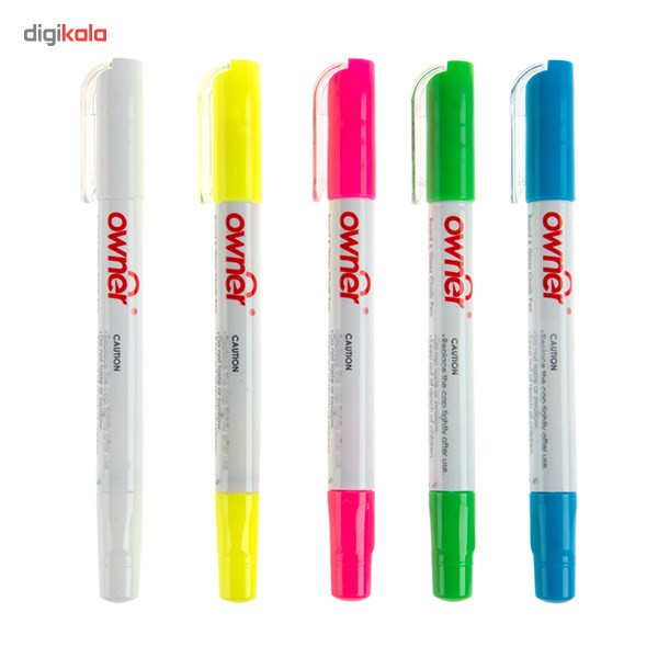 گچ اونر مناسب برای شیشه و تخته - بسته 5 عددی