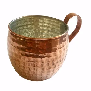 لیوان مسی طرح خمره ای کد 2