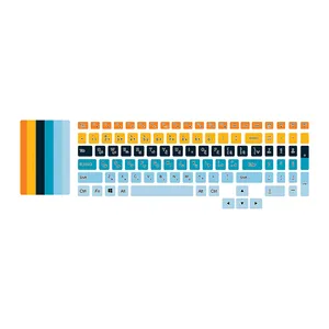 برچسب حروف فارسی کیبورد توییجین و موییجین مدل colors 14 مناسب برای لپ تاپ لنوو Legion