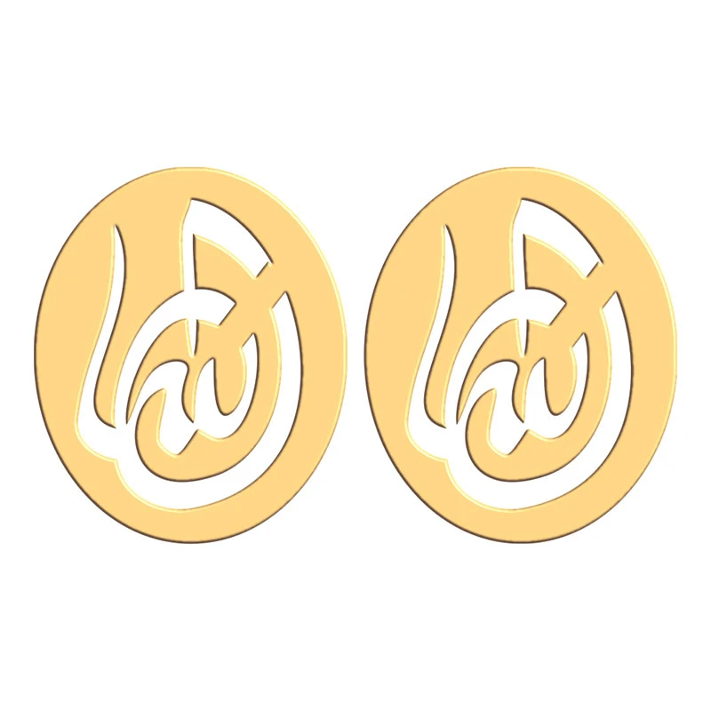 گوشواره طلا 18 عیار زنانه فرشته مدل الله WEL-000173