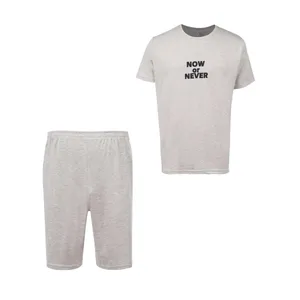 ست تی شرت آستین کوتاه و شلوارک راحتی مردانه مدل MDSS-CH3994