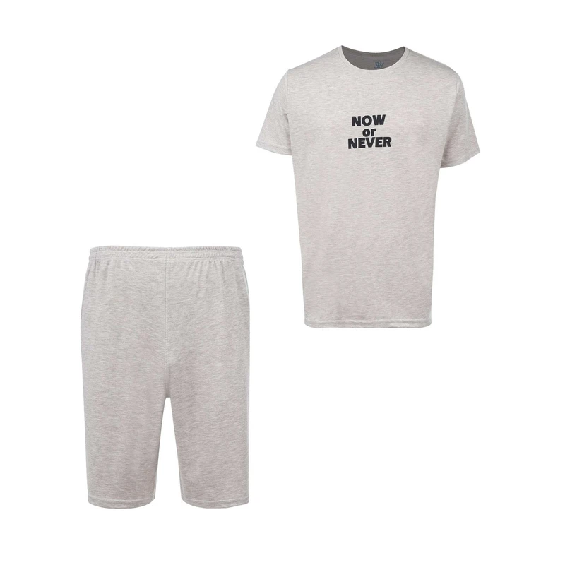 ست تی شرت آستین کوتاه و شلوارک راحتی مردانه مدل MDSS-CH3994