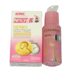 کاندوم کدکس مدل Nobel بسته 12 عددی به همراه ژل ایموشن مدل Desire