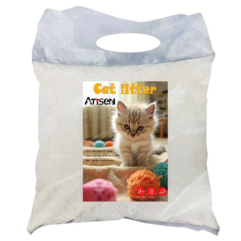  خاک بستر گربه آتیسن مدل گرانول کد R20-06 وزن 6 کیلوگرم