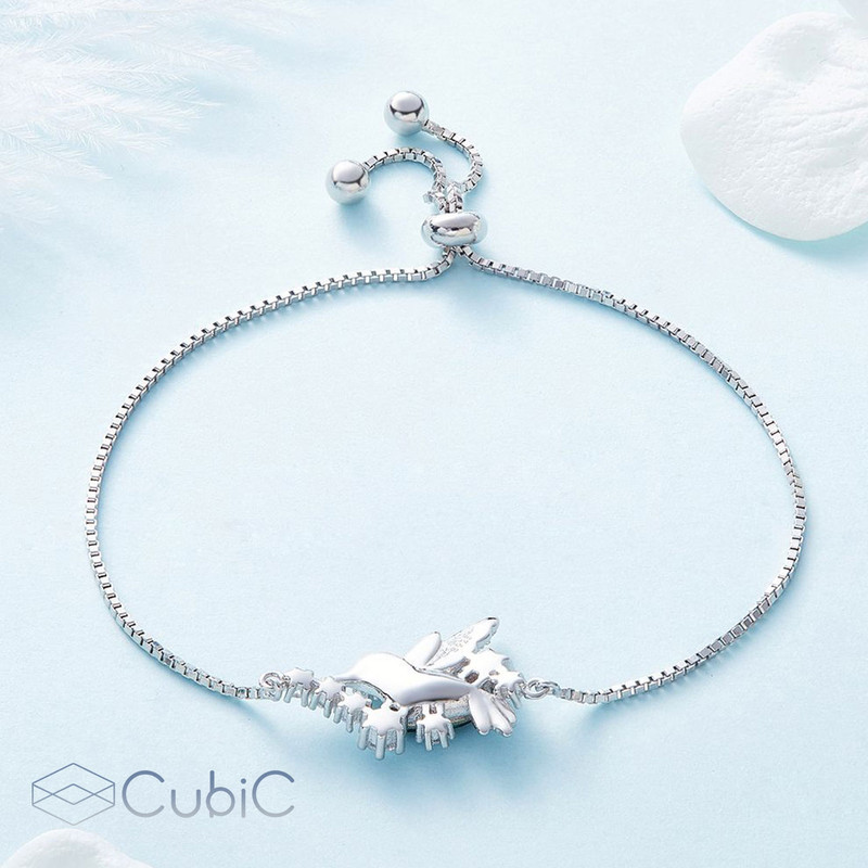 دستبند نقره زنانه کوبیک مدل QB-1606