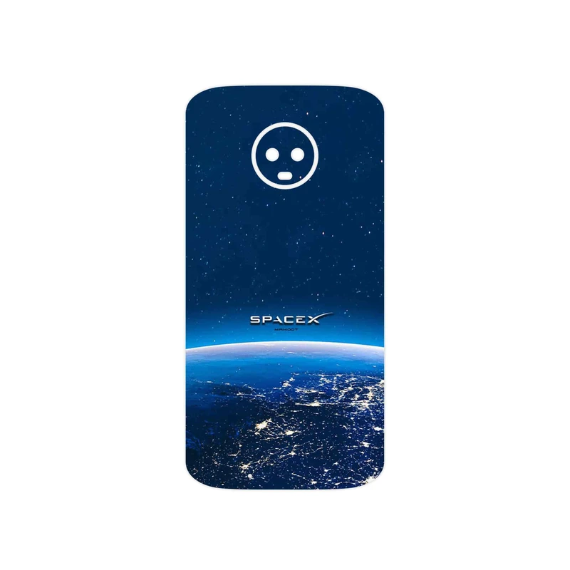 برچسب پوششی ماهوت مدل Space X مناسب برای گوشی موبایل موتورولا Moto G6