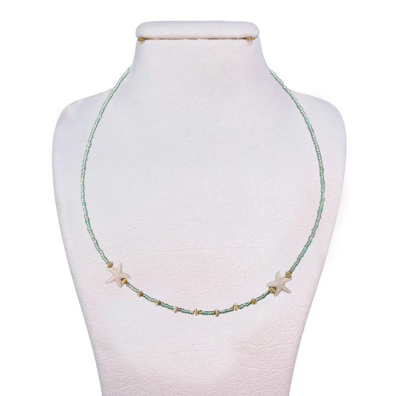 قاب گردنبند دست ساز مدل ستاره دریایی