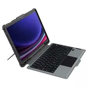 کیف کلاسوری کیبورد دار نیلکین مدل Bumper Combo Backlit مناسب برای تبلت سامسونگ Galaxy Tab S10 Plus / S9 Plus