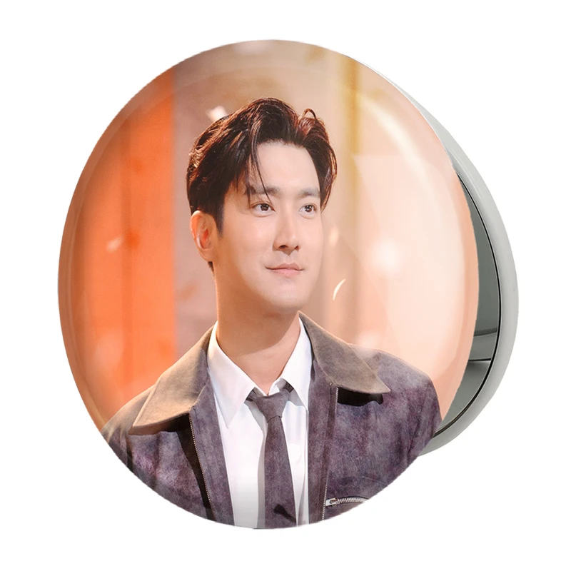 آینه جیبی خندالو طرح شیوون گروه سوپر جونیور Super Junior مدل تاشو کد 21431 