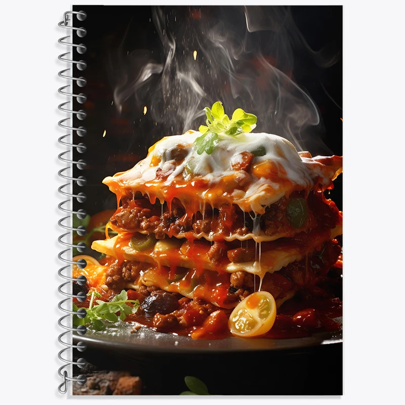 دفتر لغت 50 برگ خندالو طرح لازانیا کد F5931