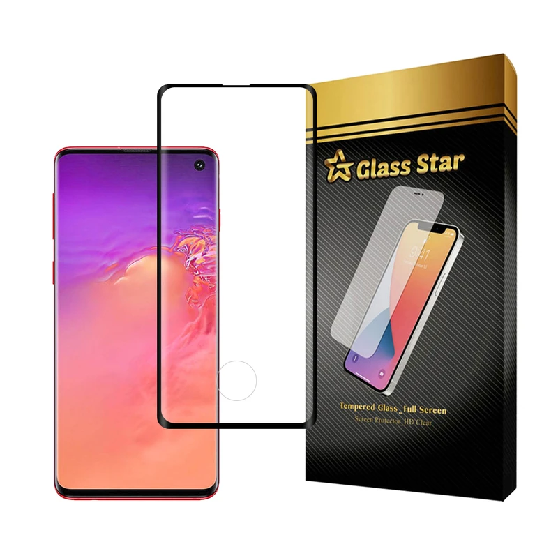 محافظ صفحه نمایش گلس استار مدل EDGNWGS مناسب برای گوشی موبایل سامسونگ Galaxy S10 4G