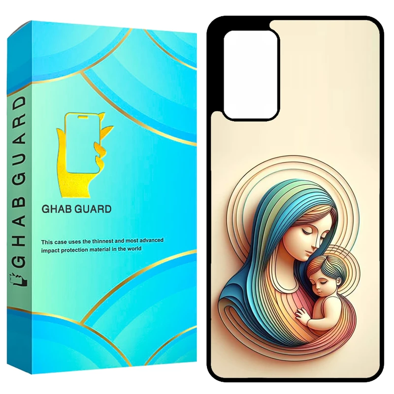 کاور قاب گارد طرح مادر و بچه مدل GCHPA72 مناسب برای گوشی موبایل سامسونگ Galaxy A72 4G