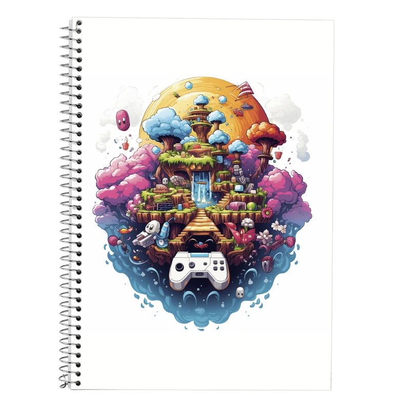 دفتر لغت 50 برگ مدوپد طرح سوپرماریو super mario کد DF2806