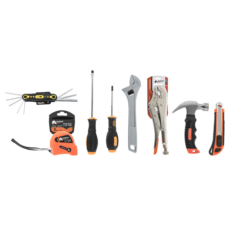 مجموعه 9 عددی ابزار نورس مدل D16