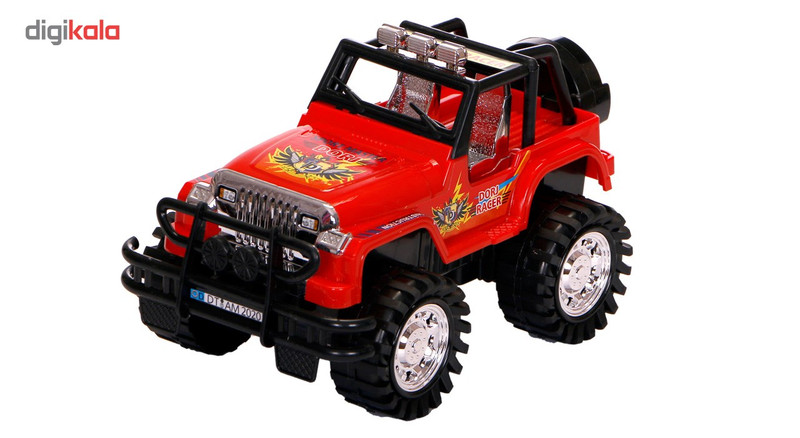 ماشین بازی درج  مدلJeep طرح RED OFFROAD