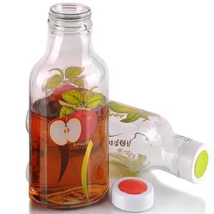 بطری طرح دار رنگی زیباسازان مدل بیضی بسته 2 عددی