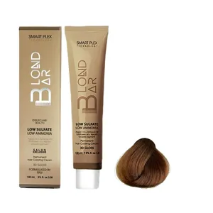 رنگ مو بلوند بار شماره 6.5 حجم 100 میلی لیتر رنگ بلوند طلایی تیره