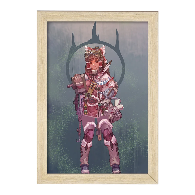 تابلو خندالو مدل بازی شکارچی هیولا (Monster Hunter) کد 33221