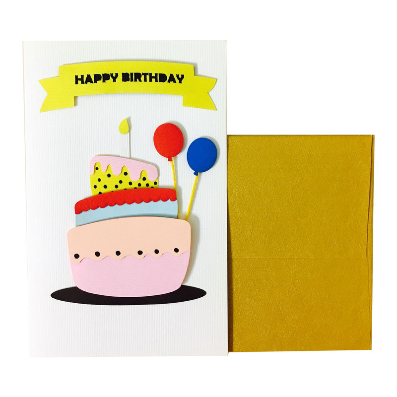 کارت پستال دست ساز مدل Happy Birthday