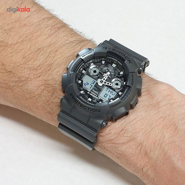 ساعت مچی عقربه ای مردانه کاسیو جی شاک مدل GA-100CF-8ADR