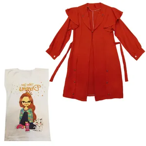 ست تاپ و مانتو دخترانه مدل 96