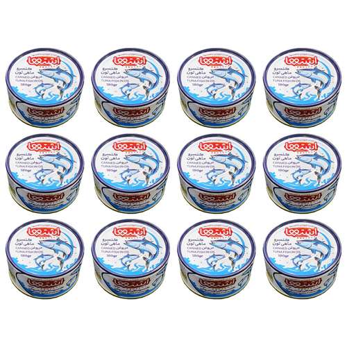 کنسرو ماهی تن در روغن اشتها - 180 گرم بسته 12 عددی