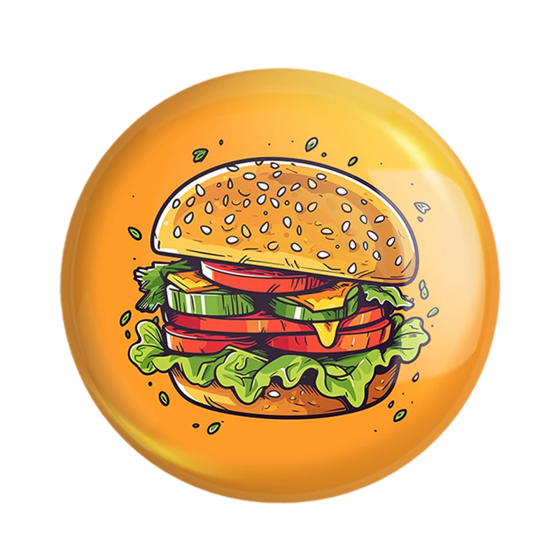 مگنت خندالو مدل فست فود (Fast Food) کد 36578