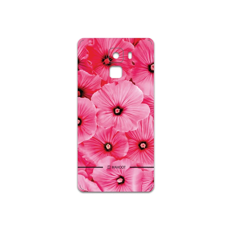 برچسب پوششی ماهوت مدل Pink-Flower مناسب برای گوشی موبایل آنر 7