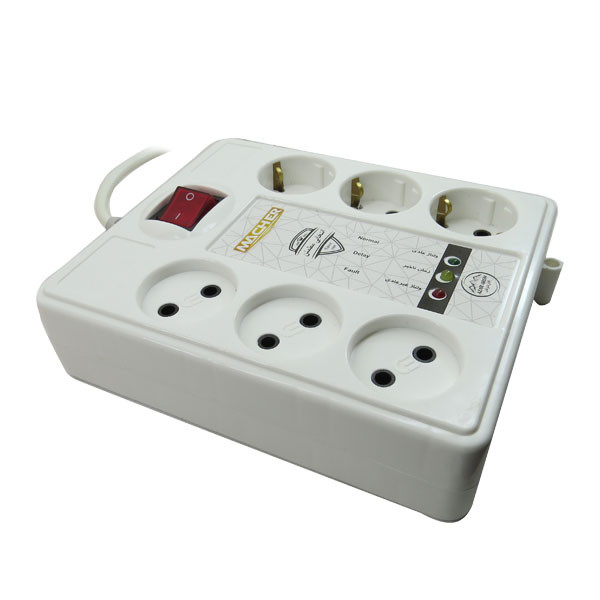 محافظ ولتاژ مچر مدل  6خانه MR 227
