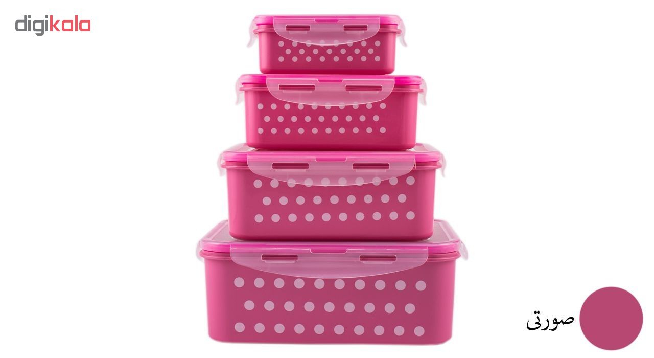 ظرف نگهدارنده 4 تکه  مدل FRESH KEEPS A