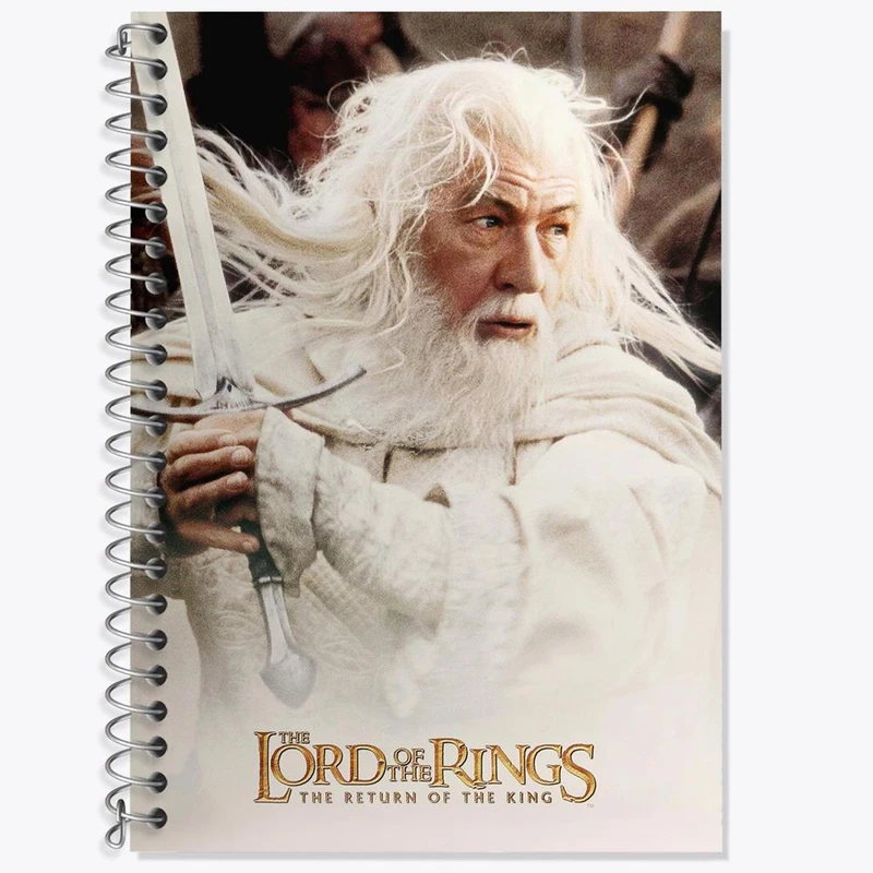 دفتر لغت 50 برگ خندالو مدل گندالف ارباب حلقه ها Lord of the Rings کد 4764