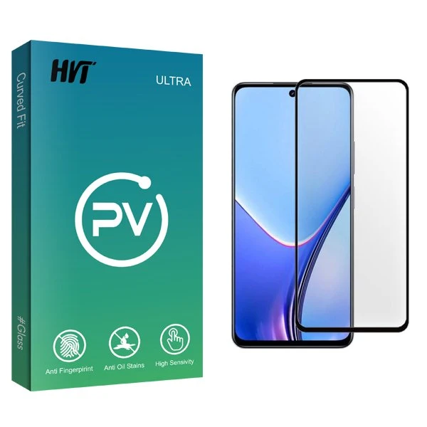 محافظ صفحه نمایش شیشه ای اچ وی تی مدل PV مناسب برای گوشی موبایل ریلمی 11X