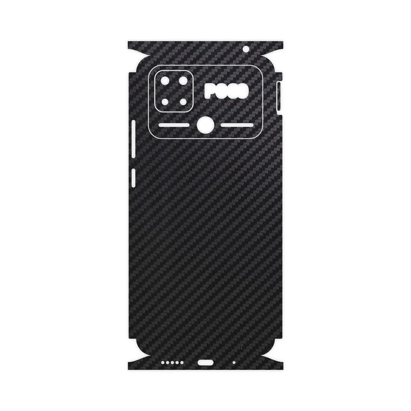 برچسب پوششی ماهوت مدل Carbon-Fiber-FullSkin مناسب برای گوشی موبایل شیائومی Poco C40