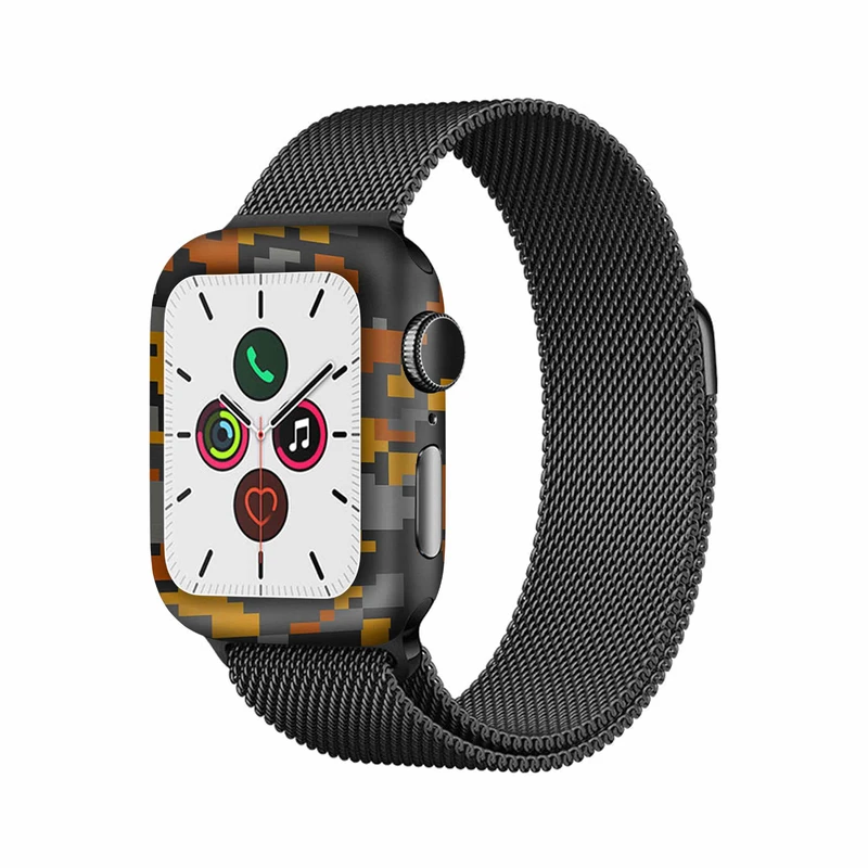  برچسب ماهوت طرح Army-Autumn-pixel مناسب برای اپل واچ Watch 5 40mm
