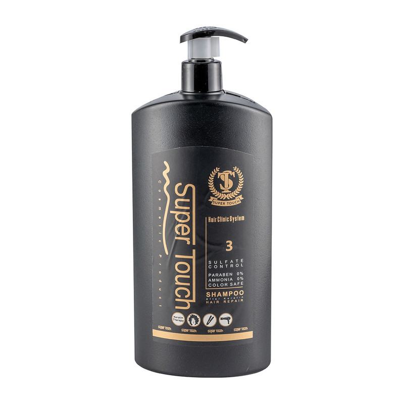 شامپو تقویت کننده مو سوپرتاچ مدل ترمیم کننده مناسب برای انواع مو حجم 850 میلی لیتر