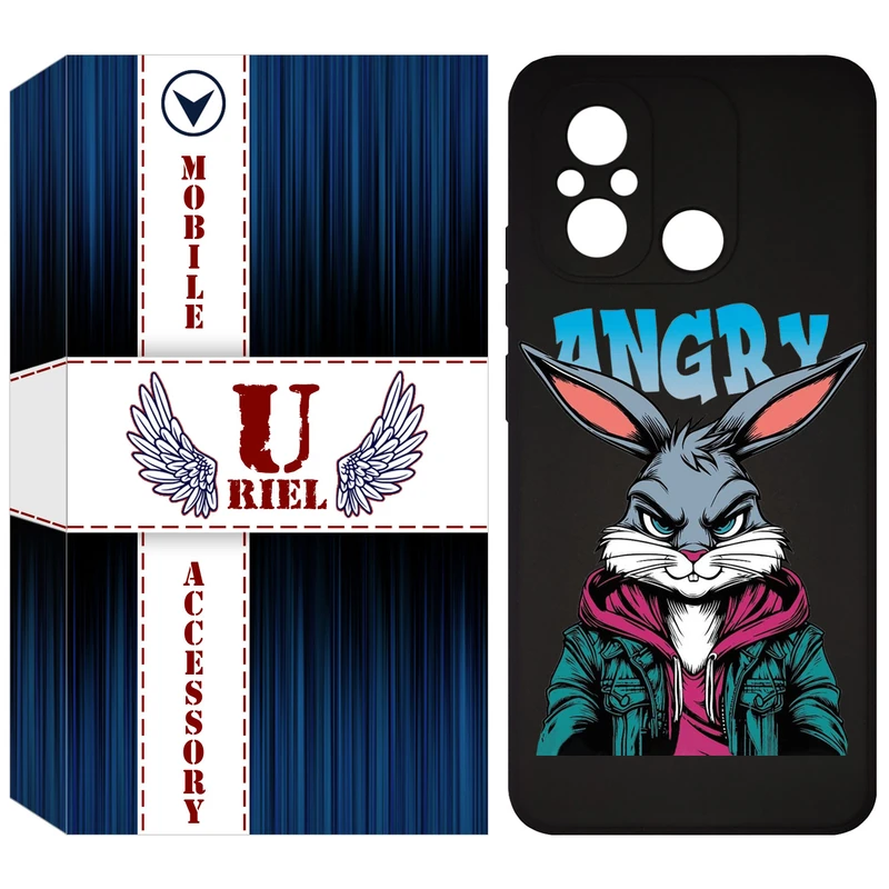 کاور یوریل مدل KSH کد 51 طرح خرگوش مناسب برای گوشی موبایل شیائومی Redmi 12C