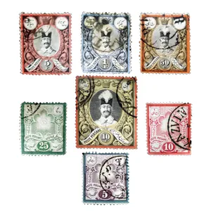 تمبر یادگاری مدل ناصری کد GRAVE-60 مجموعه 7 عددی