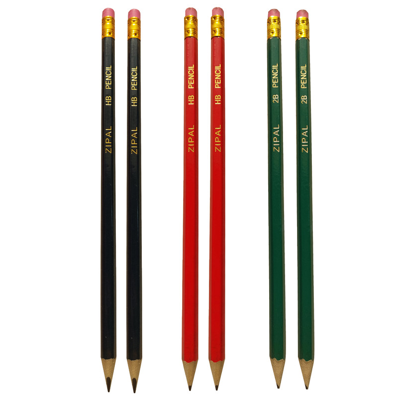 مداد مشکی مدل HB بسته 6 عددی