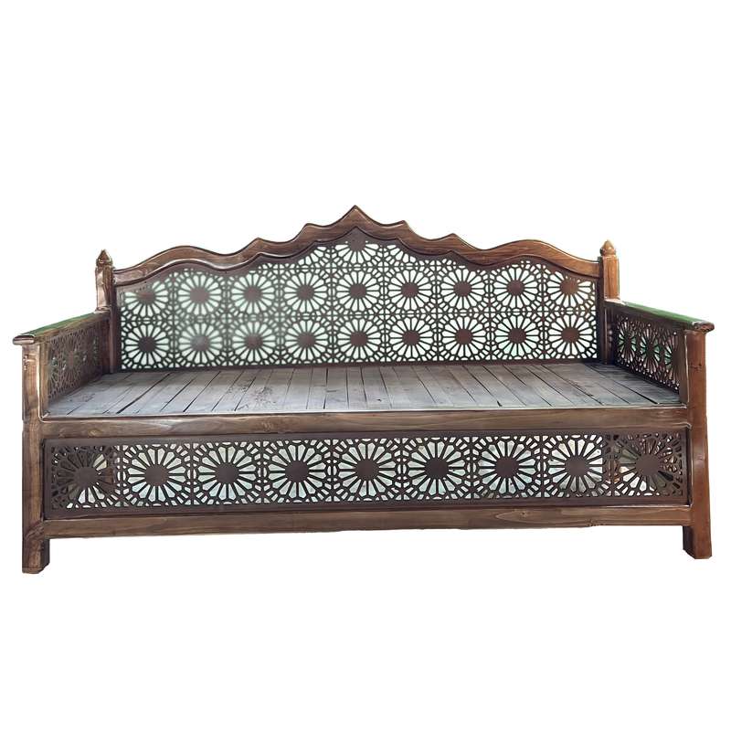 نیمکت مدل تاج عقیق طرح ستاره