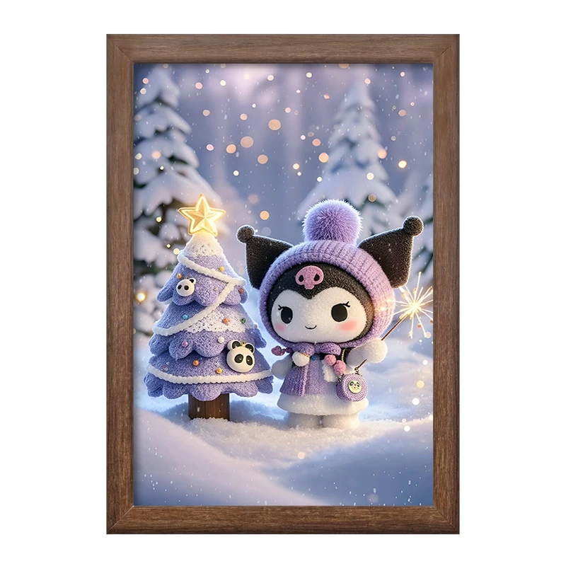 تابلو خندالو طرح کرومی (Kuromi) کد F10292