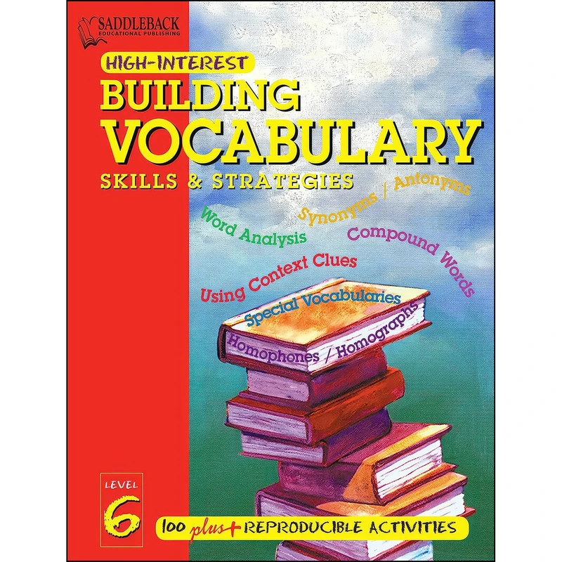 کتاب Building Vocabulary Skills and Strategies Level 6 اثر Lorna Peck انتشارات Saddleback Educational Publishing