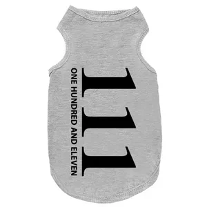 لباس سگ و گربه 27 مدل One Hundred Snd Eleven کد MH979 سایز L