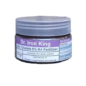  کود آهن کلات پودری 6% پتاسیم پلاس دکتر آیرن کینگ مدل FULL02 وزن 100 گرم